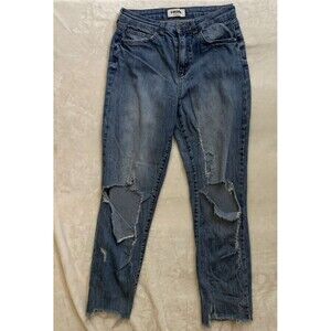 RSQ Jeans Womens Jeans 26x26 Mid Rise Heavily Distressed